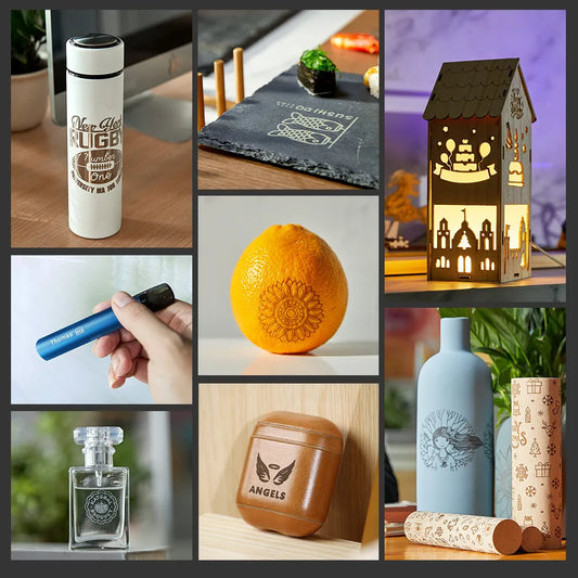 2 Laser Engraver Portable Wood Engraving Machine DIY Logo Printer Wood Graver Art Making Laser Engraving Machine