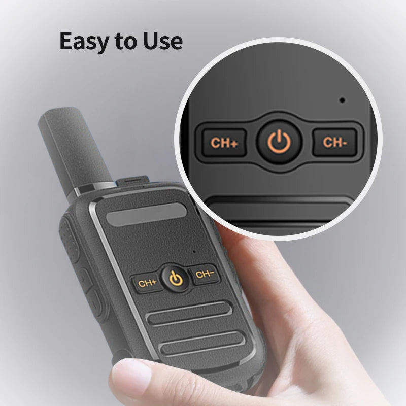 Walkie Talkie UK224 4 Pcs Mini Portable Two Way Radio PMR FRS Handheld Radio Comunicador Long Range Kids Walkie Talkies