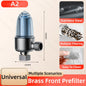 Bathroom Stainless Steel Water Heater Filter Filter Element Can Be Cleaned Brass Front Prefilter Detachable Filter Cartridge