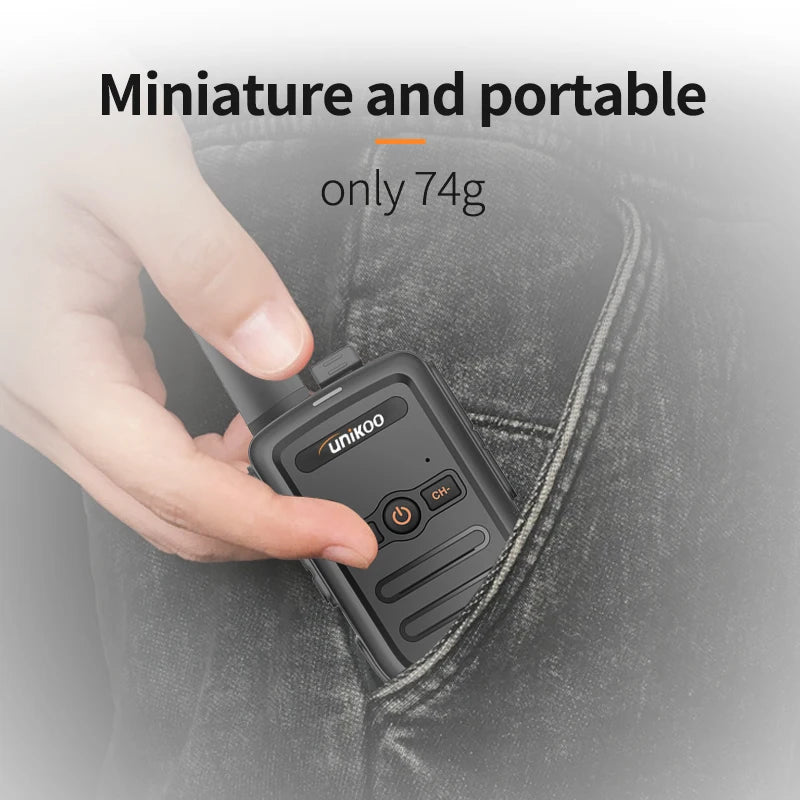 Walkie Talkie UK224 4 Pcs Mini Portable Two Way Radio PMR FRS Handheld Radio Comunicador Long Range Kids Walkie Talkies