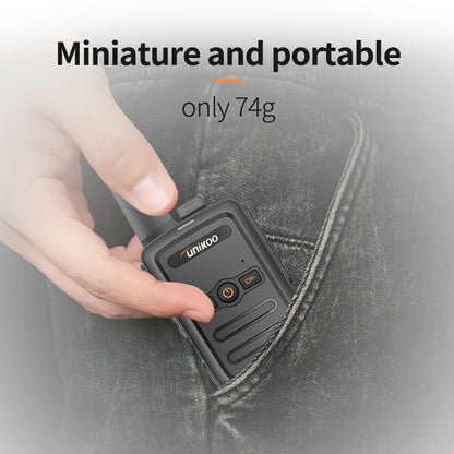 Walkie Talkie UK224 4 Pcs Mini Portable Two Way Radio PMR FRS Handheld Radio Comunicador Long Range Kids Walkie Talkies
