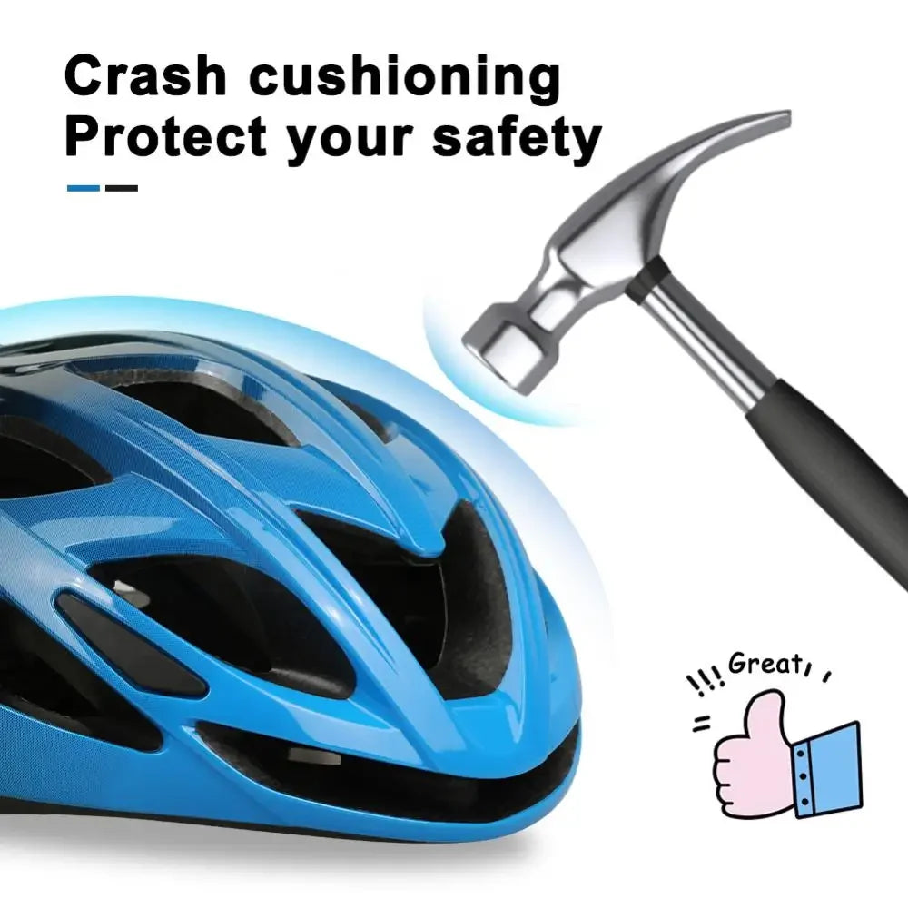 New Ultralight Cycling Helmet Safety Cap Bicycle Helmet for Women Men Racing Bike Equipments Road MTB Adult Bike Helmets
