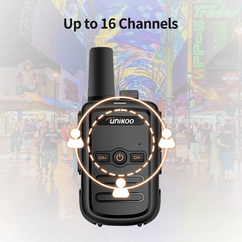 Walkie Talkie UK224 4 Pcs Mini Portable Two Way Radio PMR FRS Handheld Radio Comunicador Long Range Kids Walkie Talkies