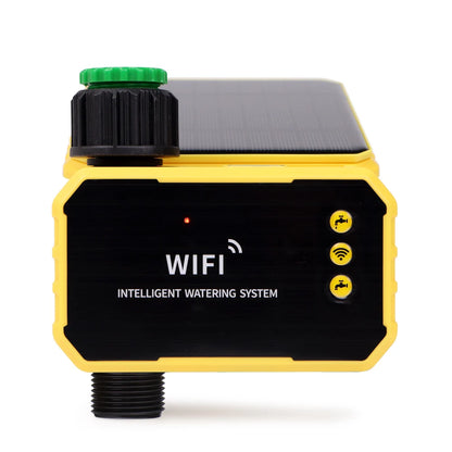 New 1/2 Outlets Solar Irrigation Timer Smart APP Control Automatic Irrigation System Outdoor Water Timer Garden Watering Tool ﻿