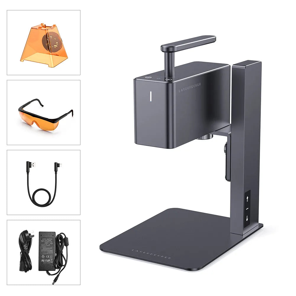 2 Laser Engraver Portable Wood Engraving Machine DIY Logo Printer Wood Graver Art Making Laser Engraving Machine