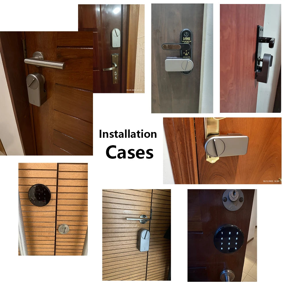 A1 Pro Tuya Bluetooth Smart Door Lock Tuya/ Smart Life APP Unlock No Drilling Required Delivery from Spain to EU Countri