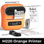 M220 Label Printer 75Mm Thermal Label Maker for Barcode Address Labeling Mailing File Folder Labels for Phone & PC