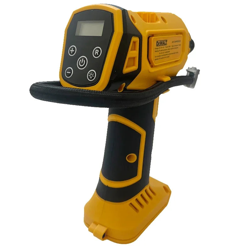 Battery Air Compressor Automatic Tire Inflator Cordless Electric Pump with Digital Pressure Gauge for Car Bike