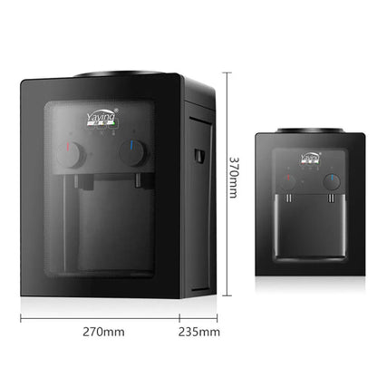 550W 220V Electric Water Dispenser Hot Cold Drinking Fountain Black for Office Home