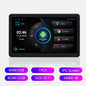 Incell 10.1" Android 13 Car Headrest Monitor Ultra-Thin Touch Screen for Rear Seat Multimedia Player Carplay Ambient Lights BT