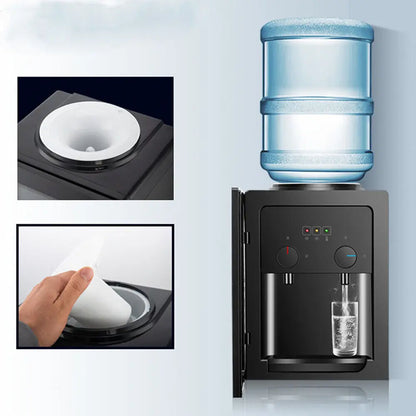 550W 220V Electric Water Dispenser Hot Cold Drinking Fountain Black for Office Home