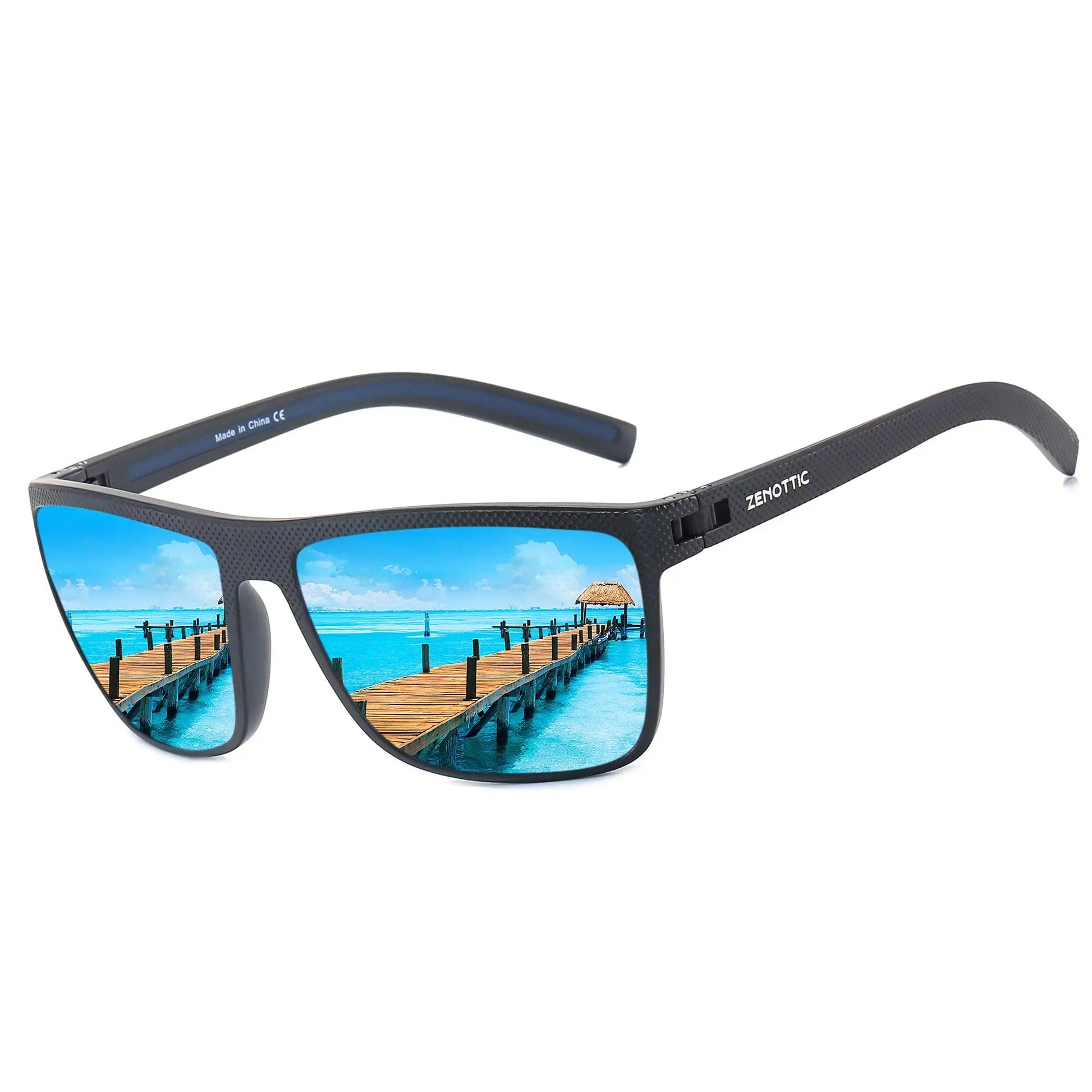 Polarized Sunglasses Shade for Women Men Lightweight TR90 Frame UV400 Protection Square Sun Glasses 2024 2025