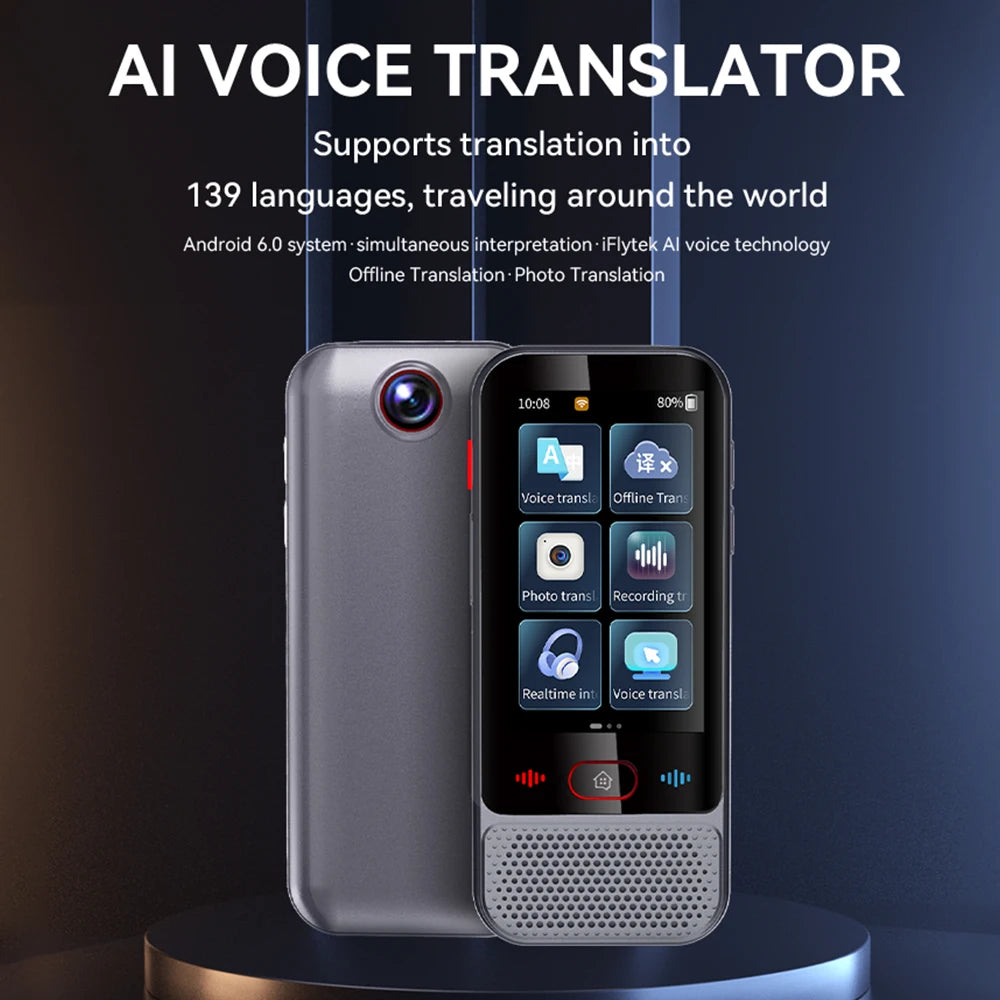 Language Translator Device Portable Voice Interpreter in 139 Foreign Language Translating Support Text /Photo Translate