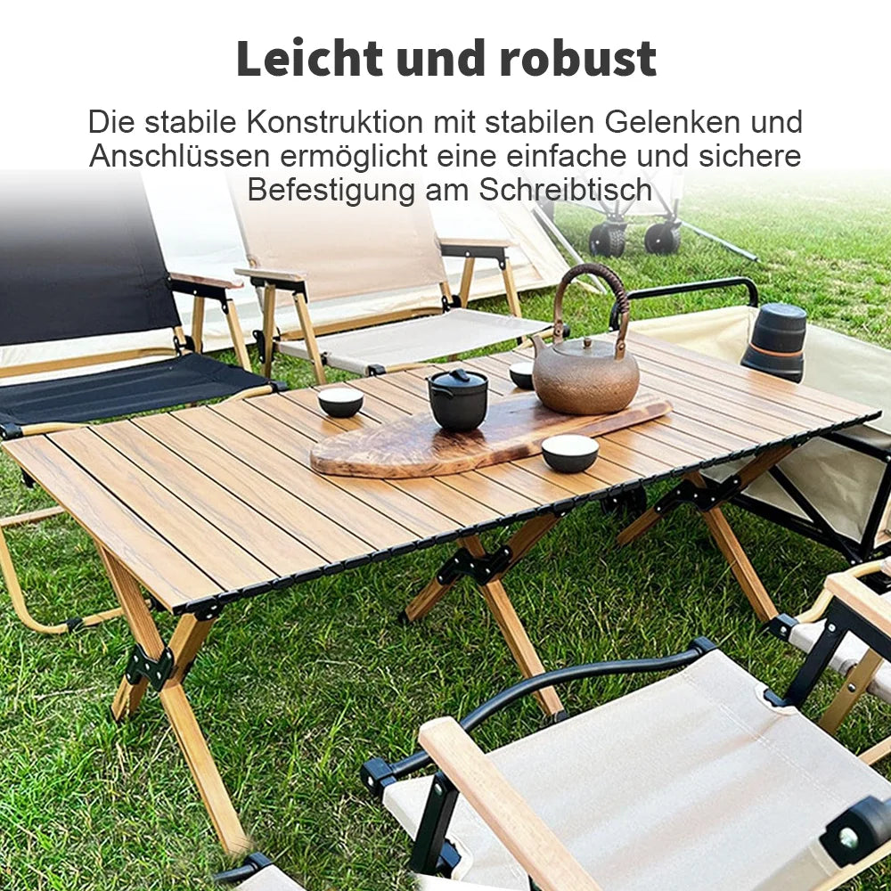 Outdoor Folding Table Camping Table Portable Lightweight Camp BBQ Grill Table Picnic Table High Bearing Foldable Table
