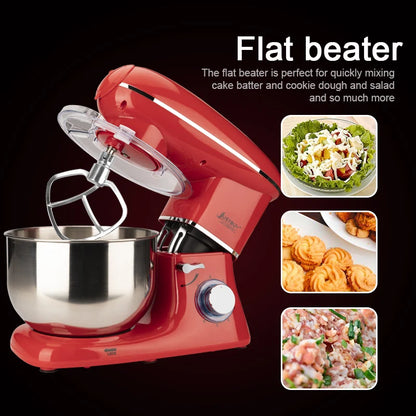 Kitchen Food Processor with Juicer Meat Grinder Chopper Stand Cream Egg Whisk Mixer Blender Cake Dough Bread Maker Machine