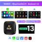 Car Video Carplay Ai Box Android13 Wired to Wireless Carplay Android Auto Adapter for Netflix for Youtube Bulit-In Play Store