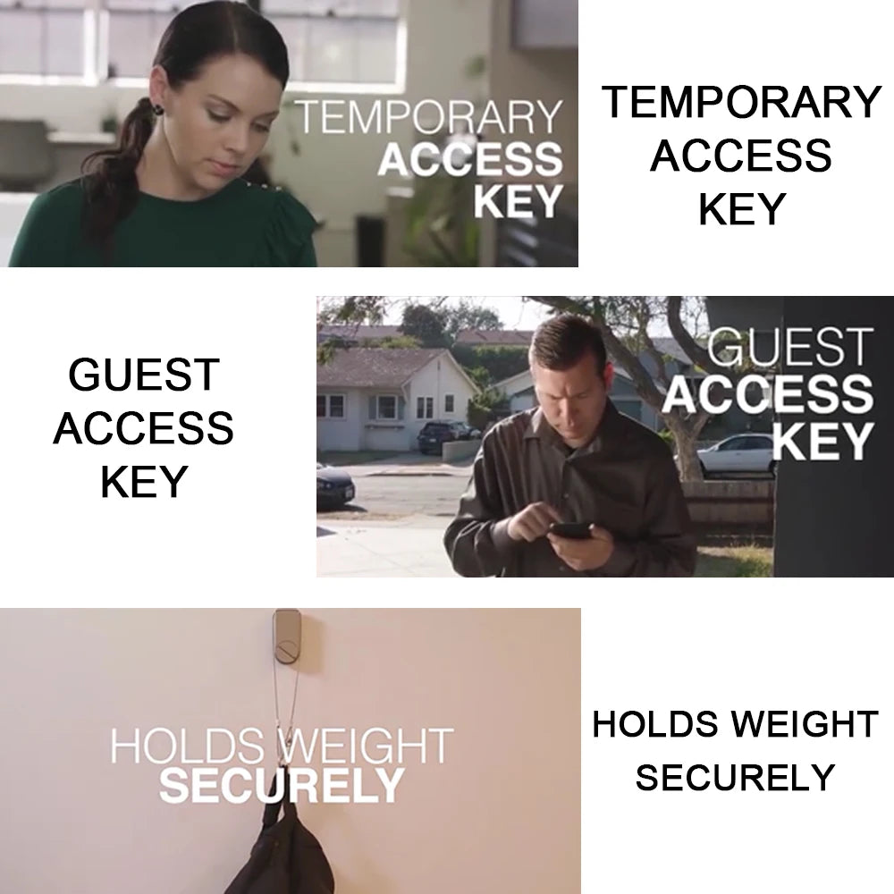 A1 Pro Tuya Bluetooth Smart Door Lock Tuya/ Smart Life APP Unlock No Drilling Required Delivery from Spain to EU Countri