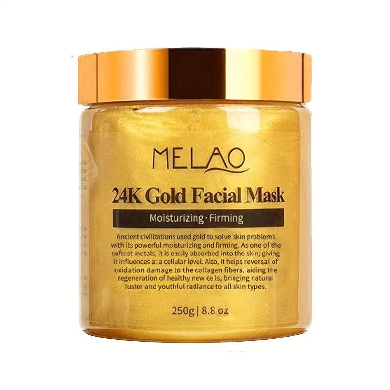 24K Gold Face Mask Beauty Facemask Skin Remove France Golden Collagen Facial Moisturizing Masks