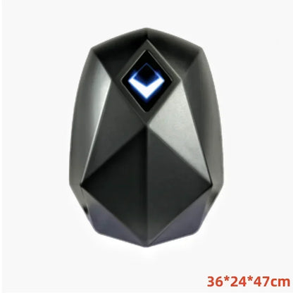 Night Rider Motorcycle LED Tail Bag – Helmet Storage Backpack w/ Bluetooth Display, Large Capacity