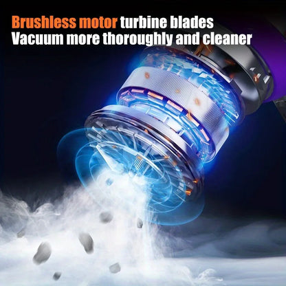 Car Vacuum Cleaner High Power Portable Handheld Wireless Brushless Motor Cleaning Machine Powerful Air Duster for Home Appliance
