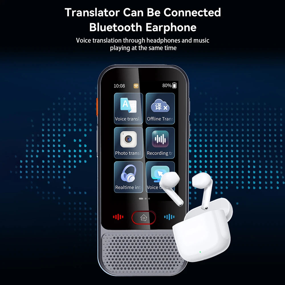 Language Translator Device Portable Voice Interpreter in 139 Foreign Language Translating Support Text /Photo Translate