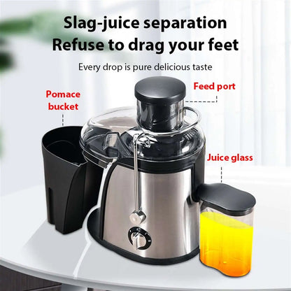 Fuel Centrifugal Electric Juicer Machine 3 Big Mouth Fruit and Fresh Rice Extract 2Speeds Mix Blender with Boot