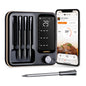 INT-14-BW Three-Mode Wireless BBQ Thermometer with 4 Probes IP67 Waterproof Wifi Bluetooth Meat Thermometer for BBQ Oven